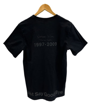 ナンバーナイン NUMBER (N)INE The Biginning 半袖カットソー プリントTシャツ 黒 サイズ2 Tシャツ ブラック 101MT-4162