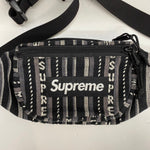 シュプリーム SUPREME 20SS Woven Stripe Waist Bag バッグ メンズバッグ ボディバッグ・ウエストポーチ ブラック 201goods-825