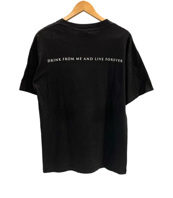 ヴィンテージ vintage 90's 90年代 GIANT Interview with the Vampire ヴァンパイア ホラー映画 ムービーT VINTAGE ヴィンテージ Tシャツ ブラック Lサイズ 101MT-4922