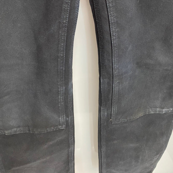 【曜日割引対象外】 アイアンハート IRON HEART ダブルニー ワークパンツ カーゴパンツ ブラック W29サイズ 201MB-1122 VB