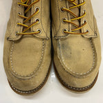 【曜日割引対象外】 レッドウィング RED WING 6inch Classic Moc スエード USA製 8173 メンズ靴 ブーツ ワーク ベージュ 25cmサイズ 201-shoes1563 VB