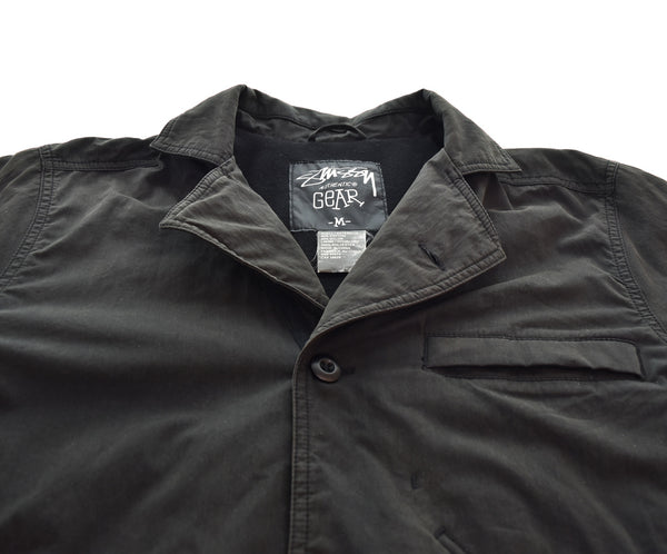 ステューシー STUSSY AUTHENTIC GEAR コットンワークジャケット ジャケット ブラック Mサイズ 103MT-3423