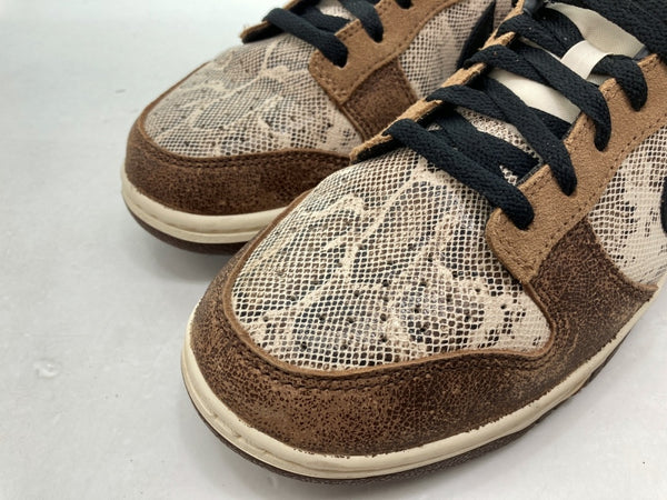 ナイキ NIKE 22年製 DUNK LOW Head 2 Head CO JP ダンク ロー ヘッド ヘッド スネークパターン ローカット 茶色 FJ5434-120 メンズ靴 スニーカー ブラウン 27cm 104-shoes515