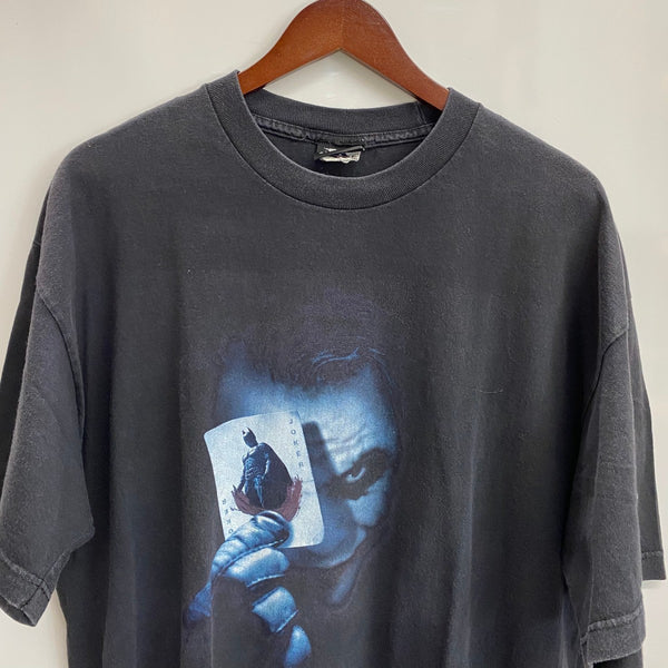 【曜日割引対象外】 ヴィンテージ vintage 00's Movie T-shirt The Dark Knight ダークナイト バットマンジョーカー  Tシャツ ブラック 201MT-3655 VB