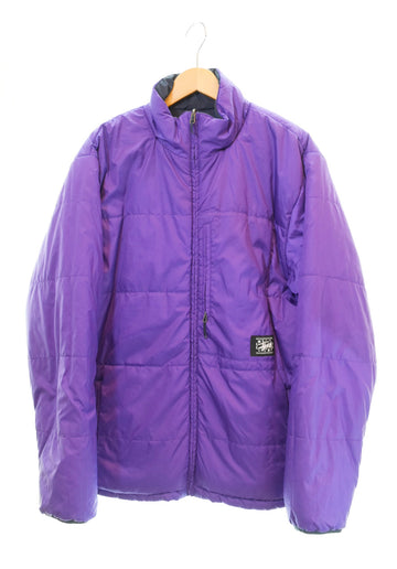 ステューシー STUSSY 00s old stussy リバーシブル ブルゾン 紫 ジャケット パープル LLサイズ 103MT-1490