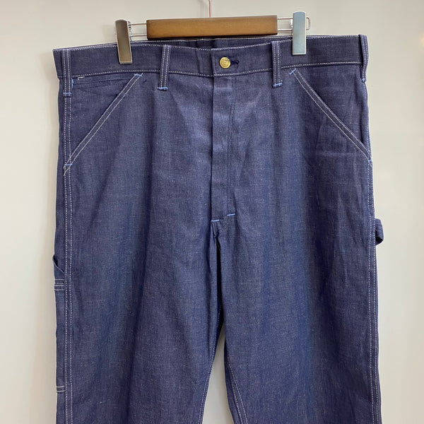 【曜日割引対象外】 ヴィンテージ vintage 70's シアーズ Sears ペインターパンツ デニム ブルー 38×32サイズ 201MB-882 VB
