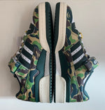 アディダス adidas × A BATHING APE Forum 84 Low 30th Anniversary "Green Camo" ID4771 メンズ靴 スニーカー グリーン 26.0cmサイズ 201-shoes1106