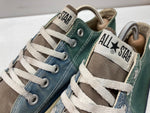 コンバース CONVERSE 90s ALL STAR LOW オールスターロー キャンバス ヴィンテージ クレイジーパターン USA製 シューズ US7 緑 青 16974 メンズ靴 スニーカー マルチカラー 25.5cm 104S-886