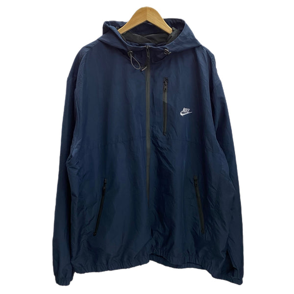 ナイキ NIKE windbreaker jacket フルジップ NME920220KL4 ジャケット ネイビー XLサイズ 201MT-3709