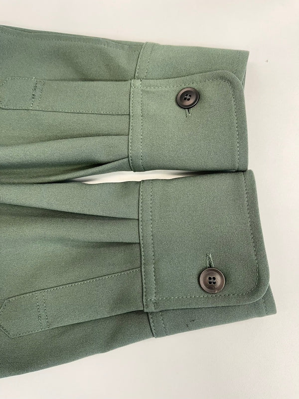 ソージュ SOÉJU SOEJU Soft Ox Series ソフトオックスシャツワンピース S-00-OP-030 長袖シャツ グリーン SSサイズ XS 101LT-132