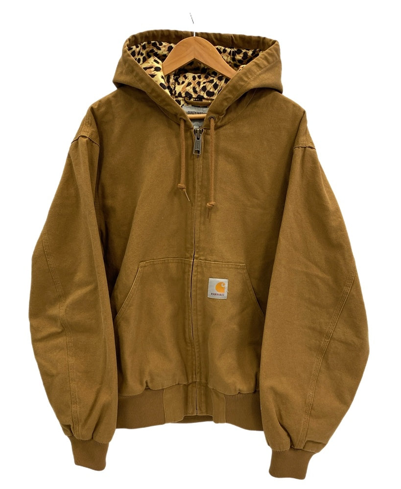 カーハート　アクティブジャケット　ブラウン　J25 DKB Mサイズ　雰囲気◎ カーハート アクティブジャケット ブラウン Mサイズ J25 DKB
