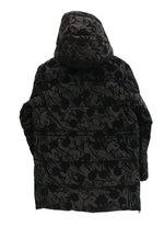 デシグアル DESIGUAL ミッキーマウス パデッドコート 黒 総柄 ディズニーコラボ ジャケット ブラック SSサイズ XS 101LT-240