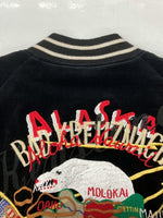 ダブレット doublet 16AW CHAOS EMBROIDERY SOUVENIR JACKET スーベニア ジャケット スカジャン ベロア アウター 黒 16AW02BL26 ジャケット 刺繍 ブラック Mサイズ 104MT-1067