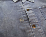ヴィンテージ  Vintage 50's 60's FRENCH WORK MOLESKIN JACKETフレンチワーク モールスキンジャケット ジャケット ブルー 103MT-2971
