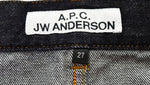 アーペーセー   A.P.C.  JW Anderson JW アンダーソン デニムパンツ 黒 デニム ブラック 27 103MB-112