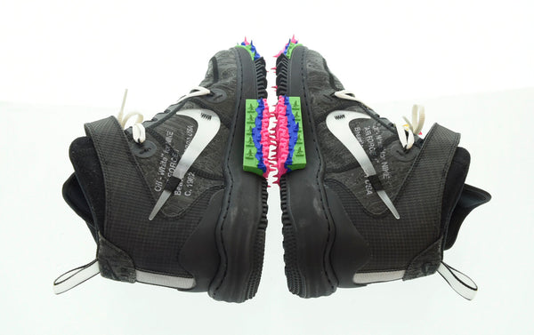 ナイキ NIKE OFF-WHITE AIR FORCE 1 MID オフ-ホワイト エアフォース 1 ミッド スニーカー 黒 DO6290-001 メンズ靴 スニーカー ブラック 28.5cm 103S-724