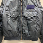 【曜日割引対象外】 ミリタリー MILITARY 90's SPIEWAK G-8 Flight Jacket WEP USA製 ゴンズ ジャケット ネイビー 38サイズ 201MT-4855 VB