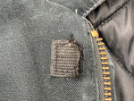 カーハート Carhartt DUCK TRADITIONALCOAT トラディショナルコート ダック ワークジャケット 中綿 黒 C003 サイズ 46 ジャケット ロゴ ブラック 104MT-1870