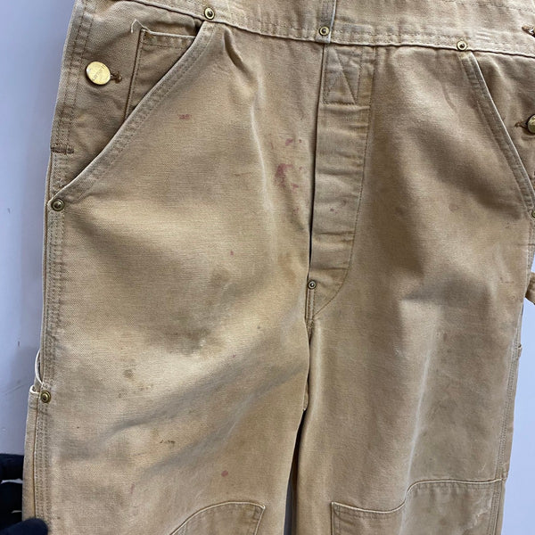 【曜日割引対象外】 カーハート Carhartt ダブルニー オーバーオール つなぎ・オーバーオール ベージュ 201MB-1193 VB