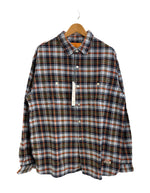 チャレンジャー CHALLENGER 24AW COUNTRY PLAID SHIRT カントリープレイドシャツ ネルシャツ 青×オレンジ チェックシャツ チェック柄 CLG-SH024-009 XL 長袖シャツ マルチカラー 101MT-5138