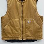 【曜日割引対象外】 カーハート Carhartt ダックベスト ベスト ベージュ Lサイズ 201MT-4447 VB