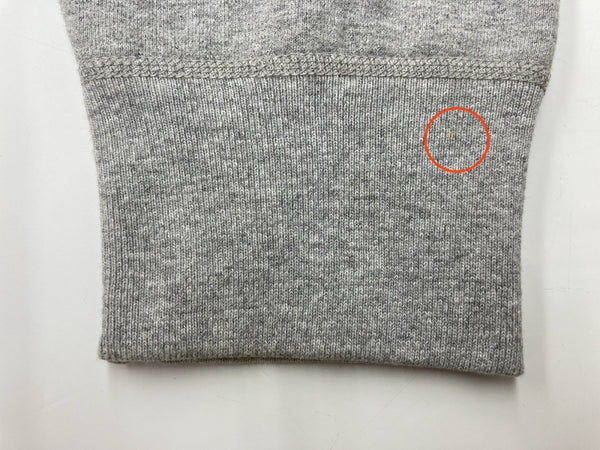 シュプリーム SUPREME 18AW Trademark Hooded Sweatshirt トレードマーク フーデッド スウェットシャツ フーディ プルオーバー ロゴ 刺繍 カナダ製 GRAY 灰色 パーカ ワンポイント グレー Mサイズ 104MT-1945