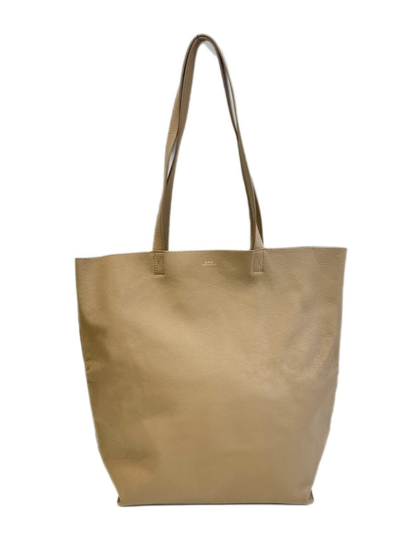 アーペーセー A.P.C. レザートートバッグ　トープ系 無地 シンプル バッグ レディースバッグ トートバッグ ベージュ 101bag-212