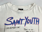 セントマイケル SAINT MICHAEL 22AW SAINT YOUTH フォトプリント ヴィンテージTシャツ クルーネック WHITE 白 SM-A22-0000-005 XL Tシャツ ロゴ ホワイト 104MT-290