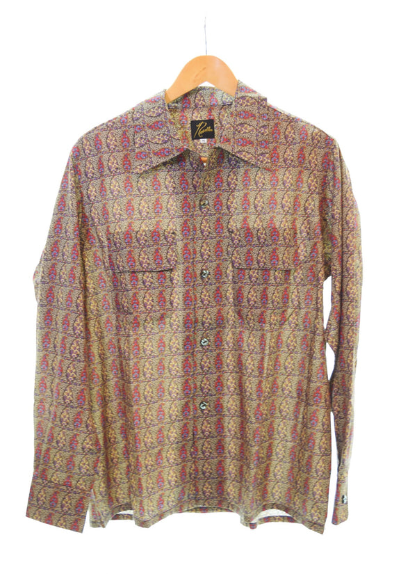 ニードルス Needles Classic Shirt クラシック シャツ オープンカラー シャツ ペイズリー柄    OT209 長袖シャツ Mサイズ 103MT-1973