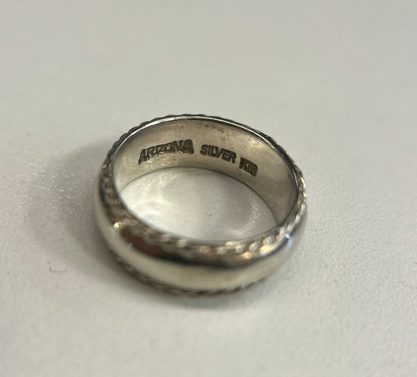 アリゾナフリーダム ARIZONA FREEDOM R-45a ゴールド小太陽神 唐草 ネイティブ系  メンズジュエリー・アクセサリー 指輪・リング シルバー 101G-212