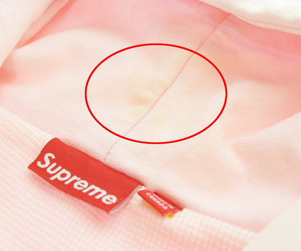 シュプリーム SUPREME 00s 初期 COLD WORLD Double Face Full Zip Hoody コールドワールド ダブルフェイス フルジップフーディー 00's パーカ ピンク Lサイズ 103MT-3388