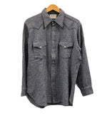 ペンドルトン PENDLETON 70's 70年代 ウエスタンシャツ チェック ウールシャツ ハウンドトゥース 千鳥柄 VINTAGE ヴィンテージ 長袖シャツ ブルー Lサイズ 101MT-4975