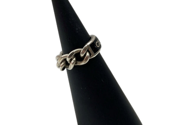 グッチ GUCCI CHAIN RING チェーン リング ロゴプレート 指輪 925 銀 メンズジュエリー 指輪・リング ロゴ シルバー 104A-79
