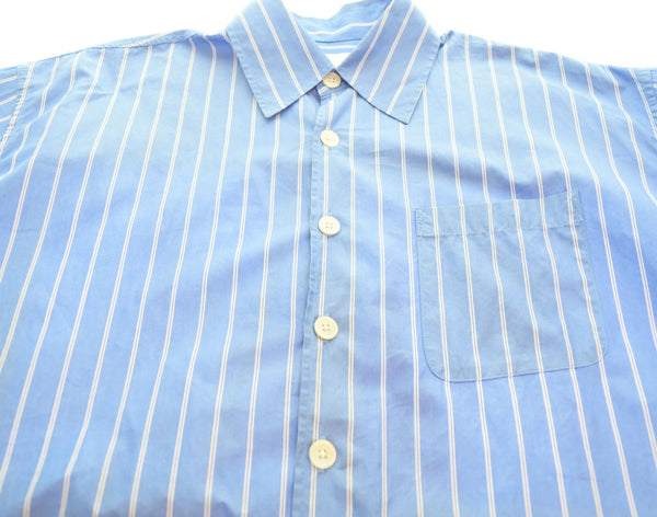 アワーレガシー OUR LEGACY BORROWED SHIRT  BLUE WHITE CLASSIC STRIPE ストライプ長袖シャツ M2222BBR  44 長袖シャツ ブルー 103MT-2937