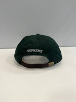 シュプリーム SUPREME Visor Label 6-Panel Dark Green バイザー 6パネル ロゴラベル 帽子 メンズ帽子 キャップ グリーン 101hat-154