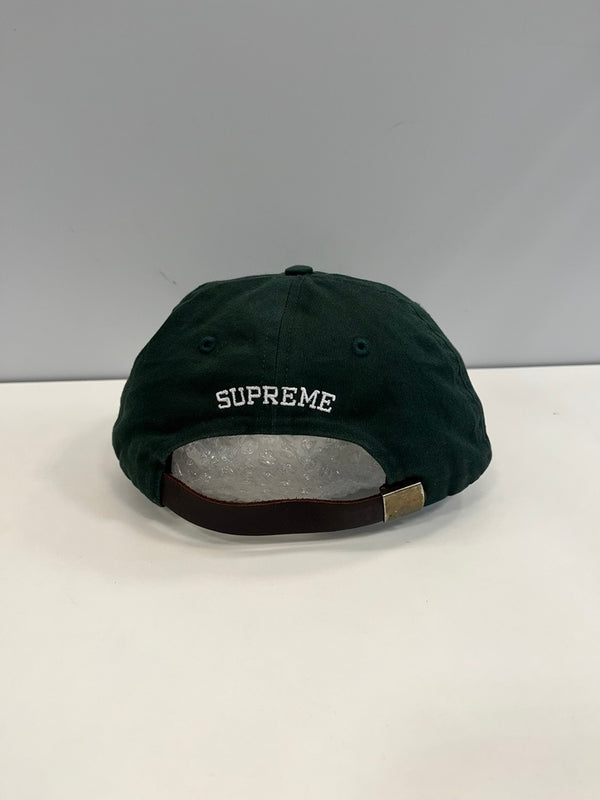 シュプリーム SUPREME Visor Label 6-Panel Dark Green バイザー 6パネル ロゴラベル 帽子 メンズ帽子 キャップ グリーン 101hat-154