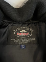 クシタニ KUSHITANI RACING SPEC レーシングスペック 本革 レザージャケット 刺繍 ワッペン ロゴ バイク バイカー KU-298 ジャケット ブラック Lサイズ 101MT-5387