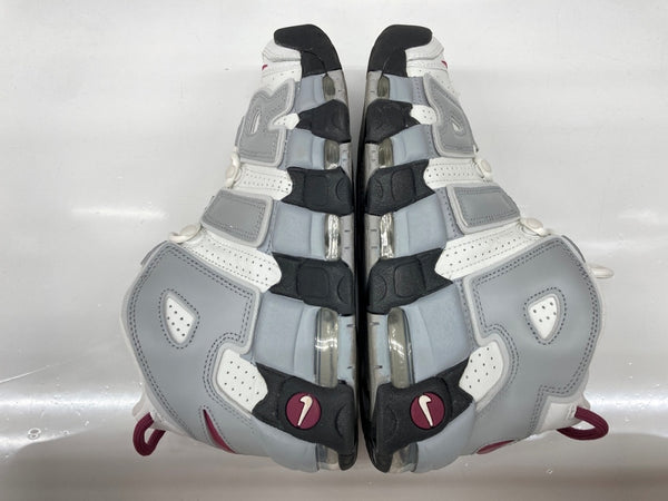ナイキ NIKE 22年製 Women's Air More Uptempo ウィメンズ エアモアアップテンポ ハイカット Rosewood and Wolf Grey ローズウッド アンド ウルフグレー GRAY 灰色 DV1137-100 レディース靴 スニーカー グレー 25.5cm 104S-946