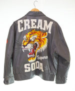 レア 80s 90s CREAM SODA ウエスタンジャケット クリームソーダ CREAM SODA 80s ダイヤ柄 レザージャケット