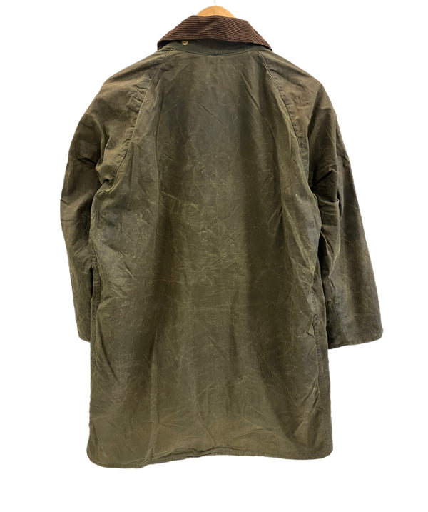 バブアー BARBOUR 90's 90年代 3ワラント GAMEFAIR ゲームフェア ワックス コットン オイルドジャケット ハーフコート VINTAGE ヴィンテージ A123 C38 ジャケット カーキ 101MT-5236