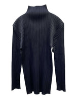 ISSEY MIYAKE シフォンプリーツ 長袖カットソー ブラック L 美品 Bz0ukeHt3M669JHoD38C5zSDMz4wCM