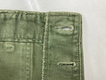 ミリタリー Military 60s 60年代 U.S.ARMY ベイカーパンツ コットンサテン OG-107 TYPE1 緑 無地 カーゴパンツ カーキ 32×33 104MB-219