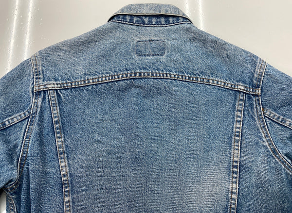 リーバイス Levi's 80s 80年代 71506 USA製 デニムジャケット トラッカージャケット Gジャン アウター サイズ 40L ジャケット 無地 ブルー 104MT-2179
