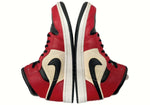 ナイキ NIKE 19年製 AIR JORDAN 1 MID CHICAGO BLACK TOE エアジョーダン ミッド シカゴ ブラック トゥ AJ1 白 赤 黒 554724-069 メンズ靴 スニーカー レッド 28cm 104-shoes554