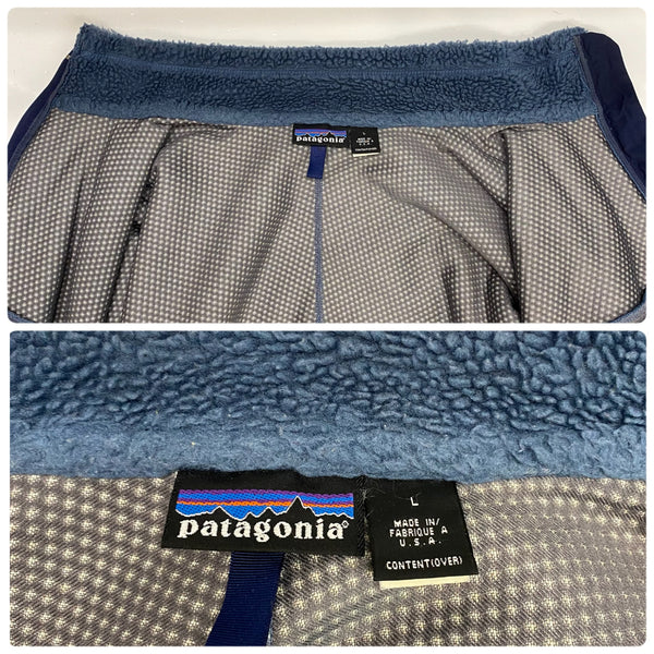 【曜日割引対象外】 パタゴニア PATAGONIA 00's クラシックレトロX USA製 23055 ジャケット ブルー Lサイズ 201MT-3857 VB