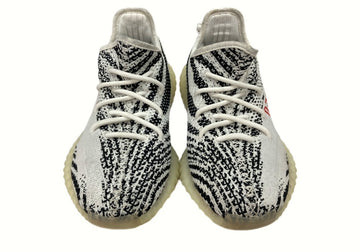 アディダス adidas 20年製 YEEZY BOOST 350 V2 ZEBRA イージー ブースト ゼブラ ローカット シューズ 白 黒 CP9654 メンズ靴 スニーカー ホワイト 25cm 104-shoes608