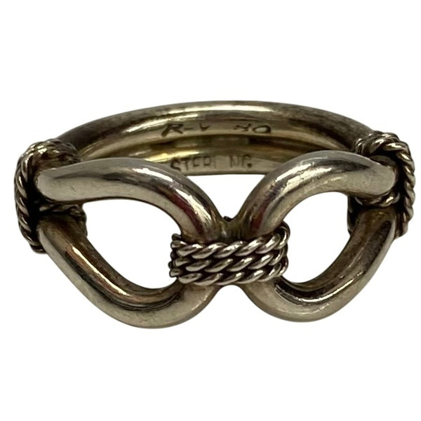 【曜日割引対象外】 【中古】インディアンジュエリー INDIAN JEWELRY Horse Whisper Ring Steve Arviso 12号 メンズジュエリー・アクセサリー 指輪・リング シルバー 201goods-669 VB