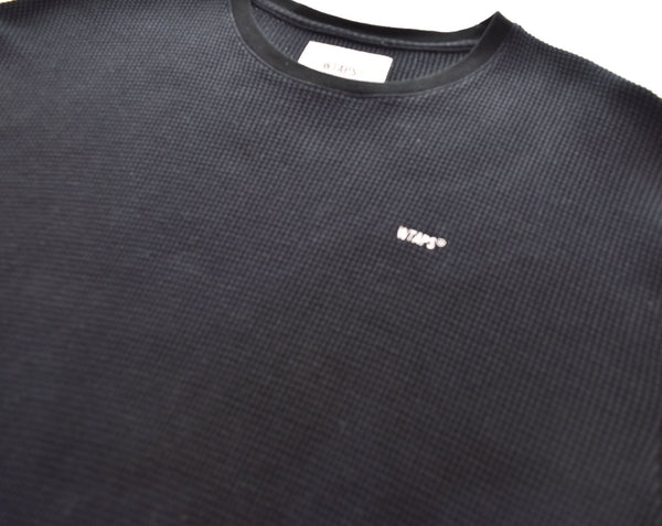 ダブルタップス WTAPS 21SS WAFFLE LS COPO 長袖Tシャツ 黒 211ATDT-CSM28 3 ロンT ブラック 103MT-2837