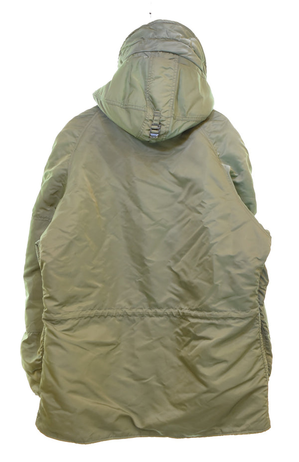 アルファインダストリーズ ALPHA INDUSTRIES N-3B フライトジャケット PARKA EXTREME COLD WEATHER Made in USA USA製 MIL-J-6279 ジャケット カーキ LLサイズ 103MT-3476