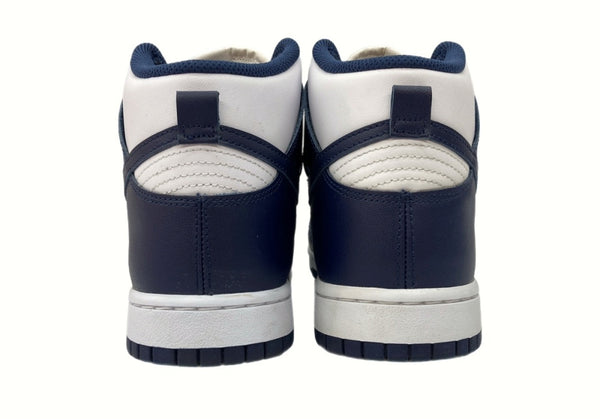 ナイキ NIKE 21年製 DUNK HI RETRO Championship Navy ダンク ハイ レトロ チャンピオンシップ ネイビー 白 紺 DD1399-104 メンズ靴 スニーカー ホワイト 27cm 104-shoes617